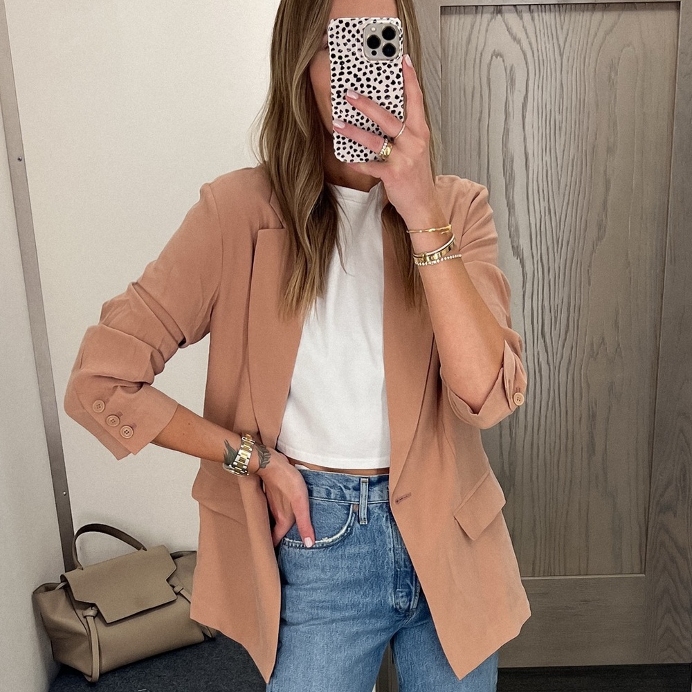 Open Edit Unstructured Blazer